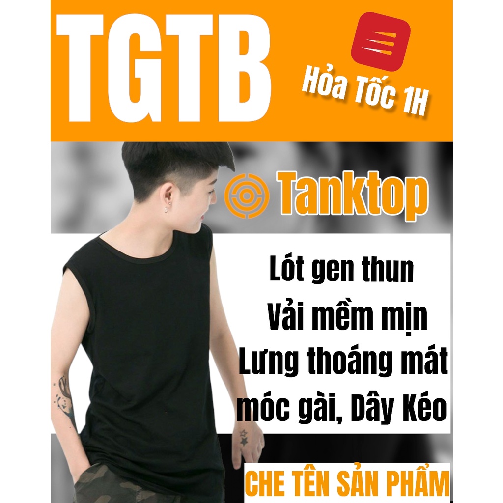 Áo Nịt ngực Tomboy Áo TANKTOP TGTB Vải mềm, mịn, mát, không sợ lộ áo trong