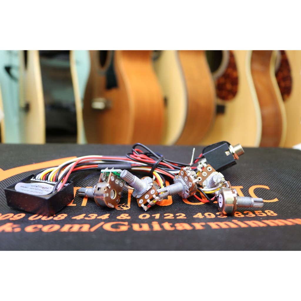 Preamp đàn guitar bass | dùng nâng tiếng đàn slapbass dễ dàng