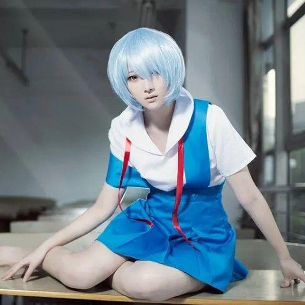 Đầm Hóa Trang Nhân Vật Ayanami Asuka Trong Evangelion Có Dây Đeo Cho Nam Và Nữ