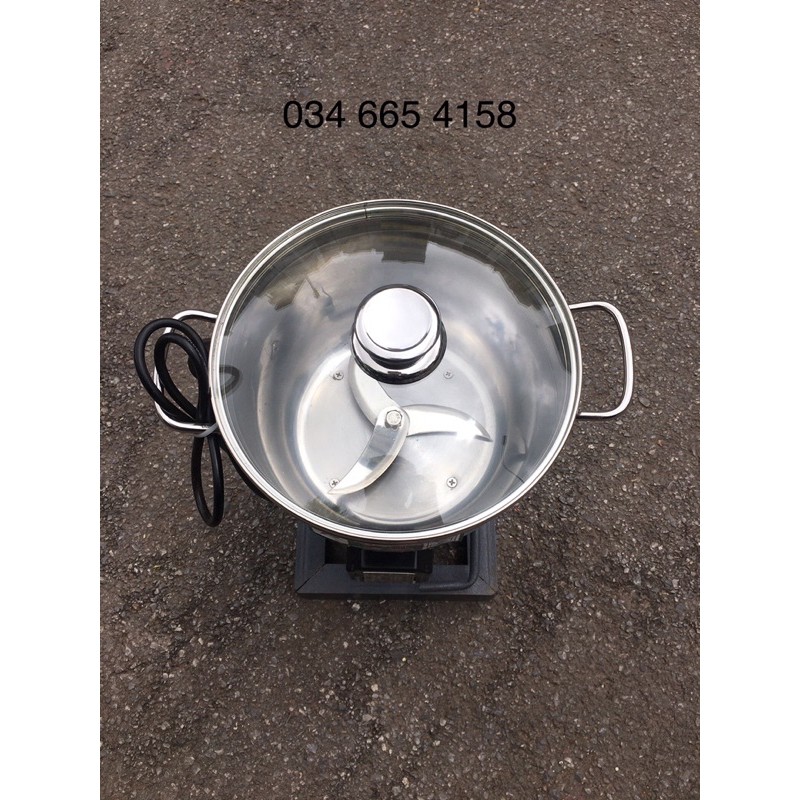 Máy xay thịt làm giò chả công suất 900w nồi 22cm tặng kèm lưỡi làm ruốc và T mở dao