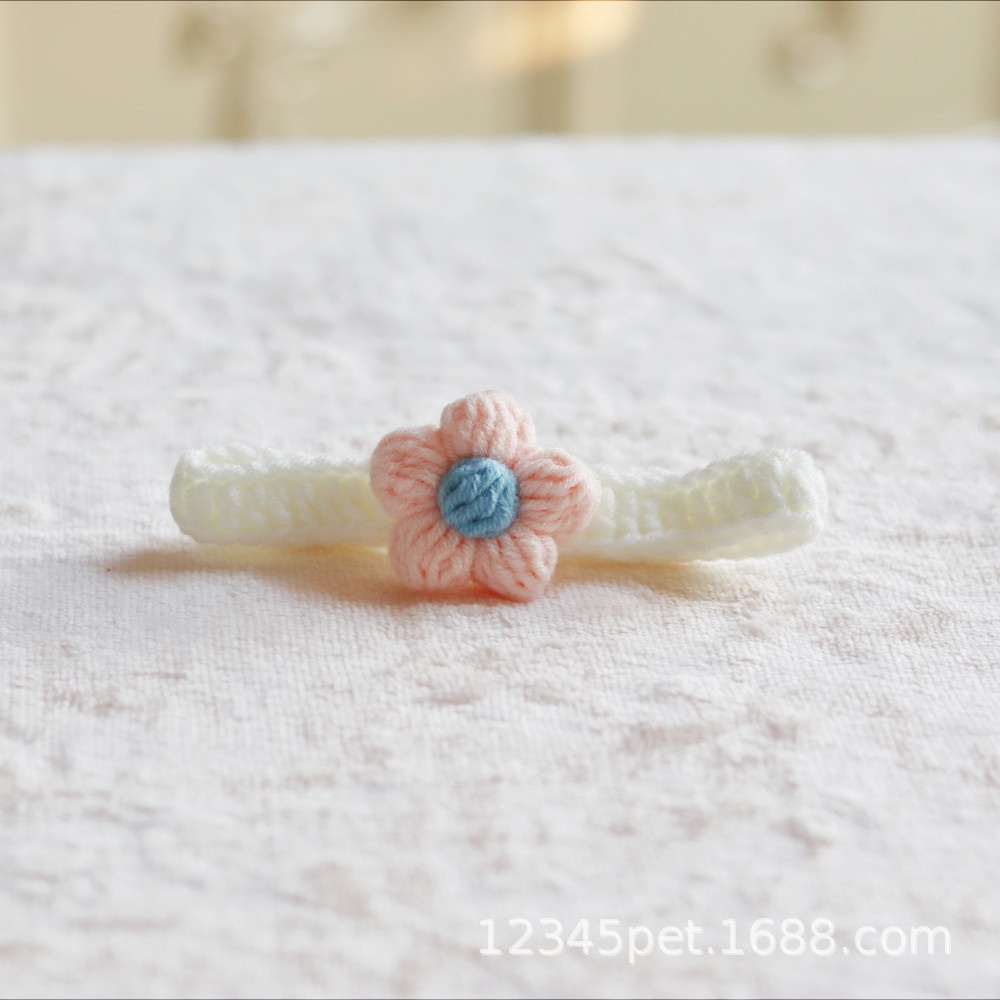 Sét yếm len cho thú cưng màu pastel siêu xinh, yếm len chó mèo, vòng cổ
