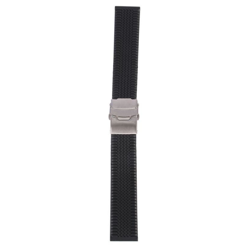 20/22/24mm Silicon Waterproof Foldable Watch Strap Swimming Watch