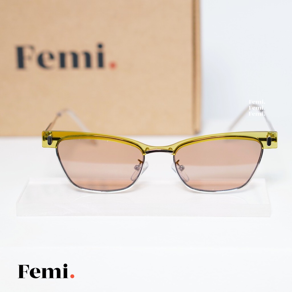 Kính râm nữ Femi Dana phong cách Futuristic kính mát nữ Hot Trend