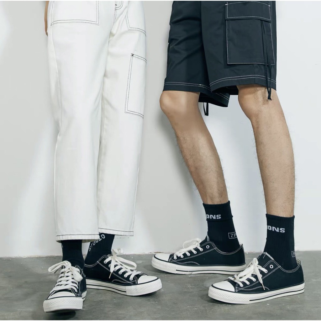 Giày Thể Thao, Giày Sneaker Nam Nữ CV_All Star_1970s Fear Of God Đen/ Trắng Cổ Thấp | BigBuy360 - bigbuy360.vn