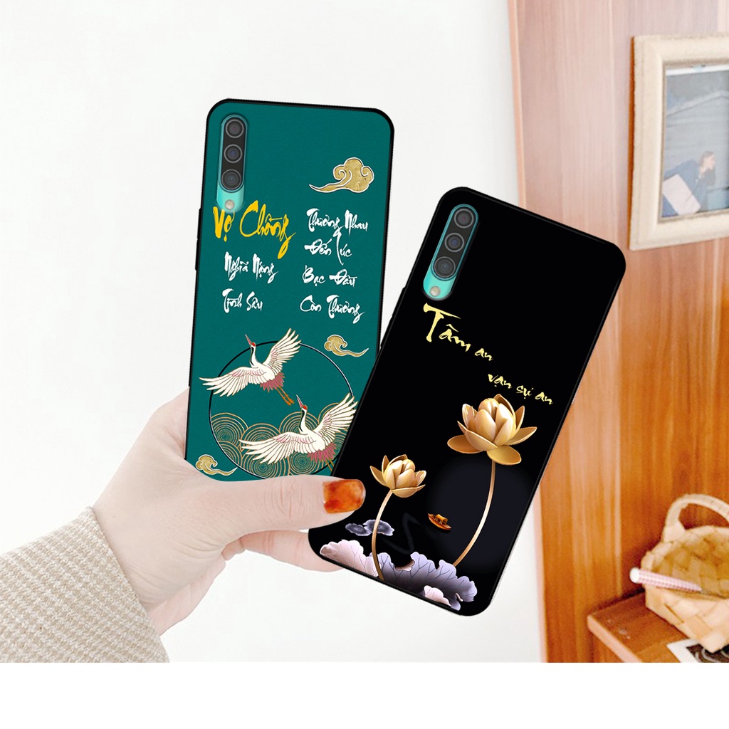 Ốp lưng Samsung A30s - A50 - A50s - A70 in hình phong cách chữ thư pháp cha mẹ, tài lộc