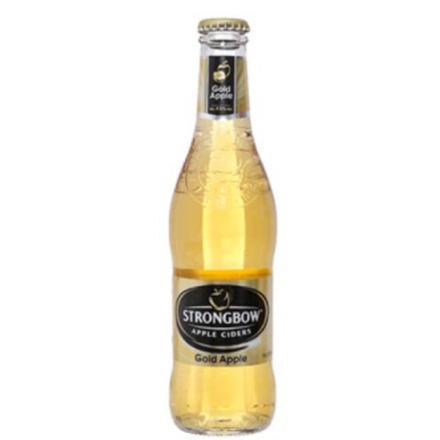 Combo 5 chai Nước táo lên men Strongbow Gold chai 330ml