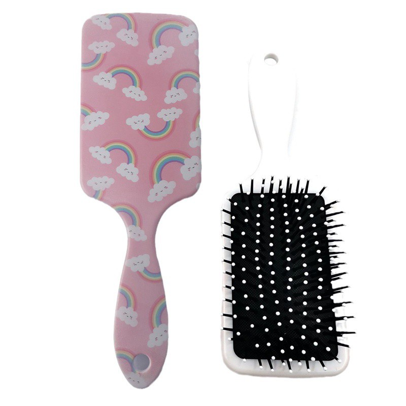 Lược Chải Tóc Gỡ Rối Họa Tiết Chim Hồng Hạc Hoạt Hình