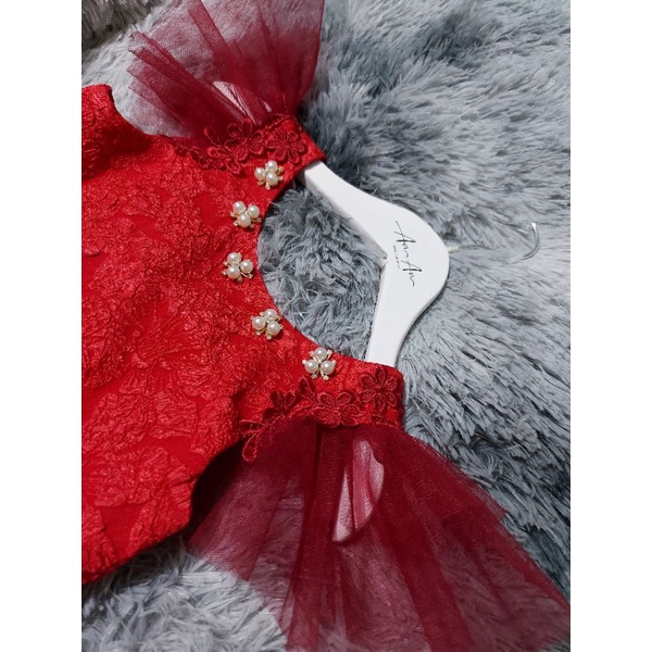 Đầm đỏ noel cho bé , đầm công chúa , dạ hội cánh tiên