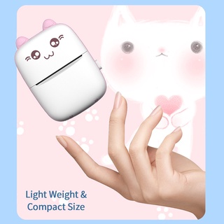 Máy In Nhiệt Mini Không Dây Kết Nối Bluetooth Cho Android IOS