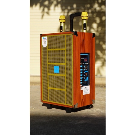 Loa kéo AZPro AZ-8 Pro - Loa kéo di động bass 2 tấc - Tặng kèm 2 micro không dây