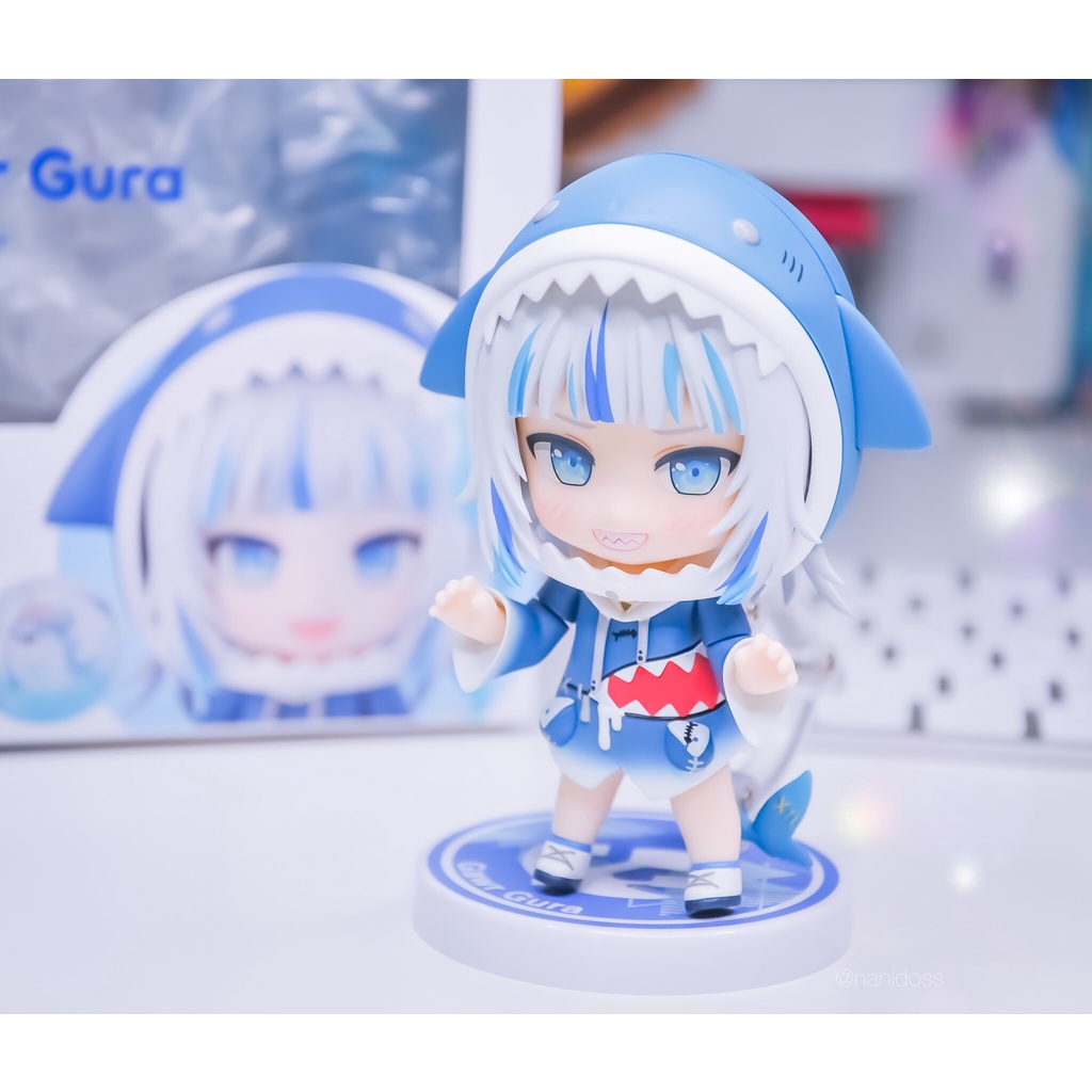 Mô Hình Nendoroid 1688 Gawr Gura & Bloop, Hololive - Good Smile Company, Figure Chính Hãng Nhật Bản