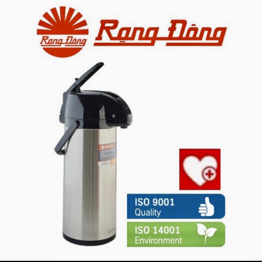 ✌️CHÍNH HÃNG✌️ Phích Nước Nóng Inox Rạng Đông RD 2045 ST1.E (2L)