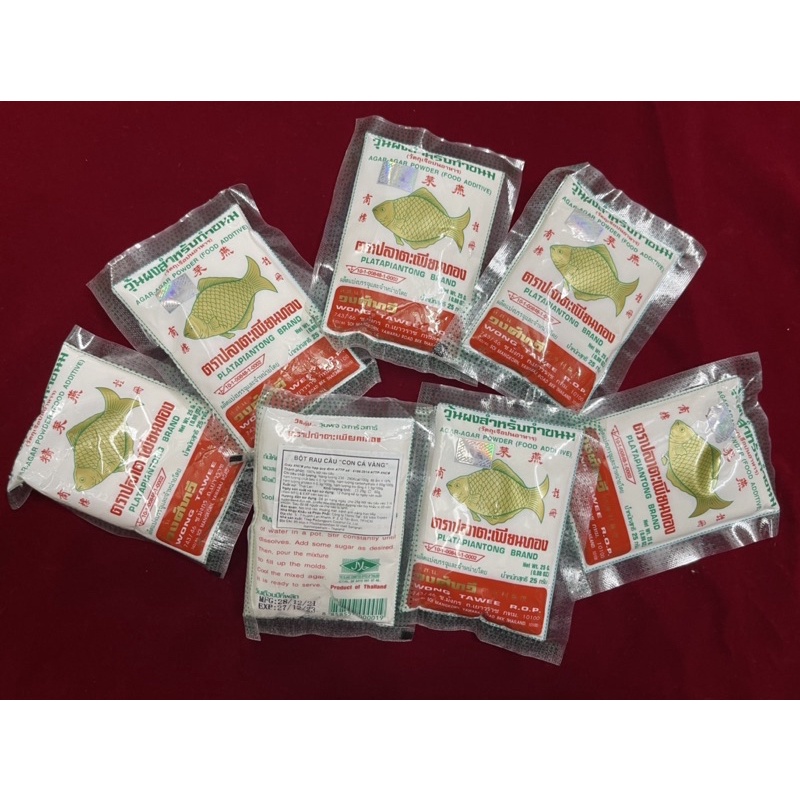 Bột rau câu con cá thái lan (gói 25gr)