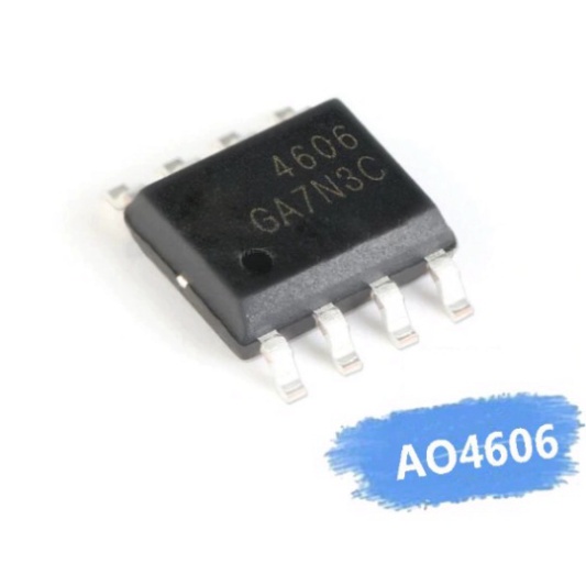 Bộ 4 con AO4606 MOSFET trên bo cao áp LCD Laptop