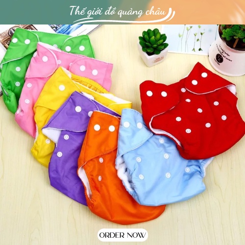 Tã vải mềm mại điều chỉnh được tiện lợi dành cho trẻ sơ sinh Hàng Quảng Châu Cao Cấp (KH04)