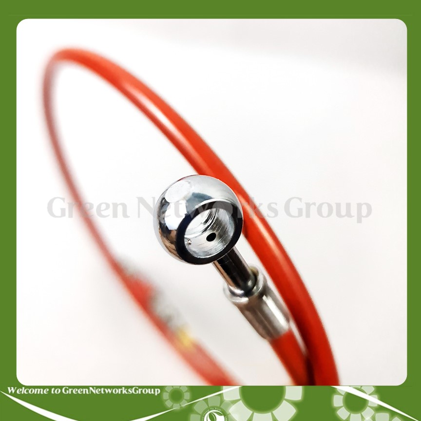 Dây dầu thắng trước HEL bấm đầu Earl's có ngắt dầu gắn mọi loại xe Greennetworks ( Cam )