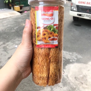 HŨ MỰC CÁN TẨM ƯỚP GIA VỊ HŨ LỚN 200gr