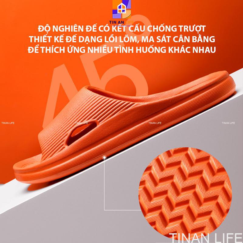 Dép Đi Trong Nhà Chất Liệu EVA Êm Chân, Siêu Nhẹ, Chống Trơn Trợt, Dép Mang Nhà Tắm