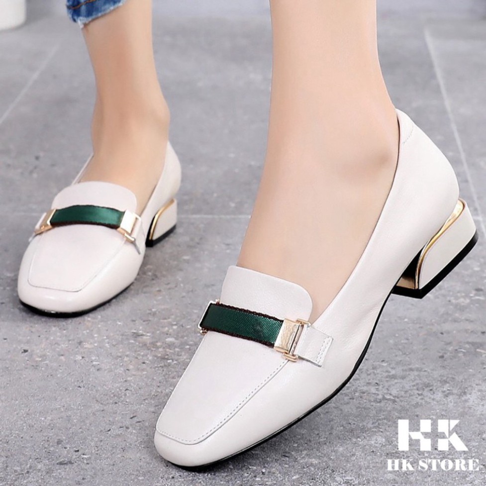 Giày mọi nữ da mềm ❤️ HK.STORE ❤️ da bò hàng siêu cấp siêu siêu mềm và êm chân kiểu dáng cực đẹp cực thời trang (nu45)