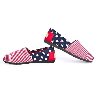 Giày toms Cờ Mĩ 2020,US FLAG(Đế cao su đúc)