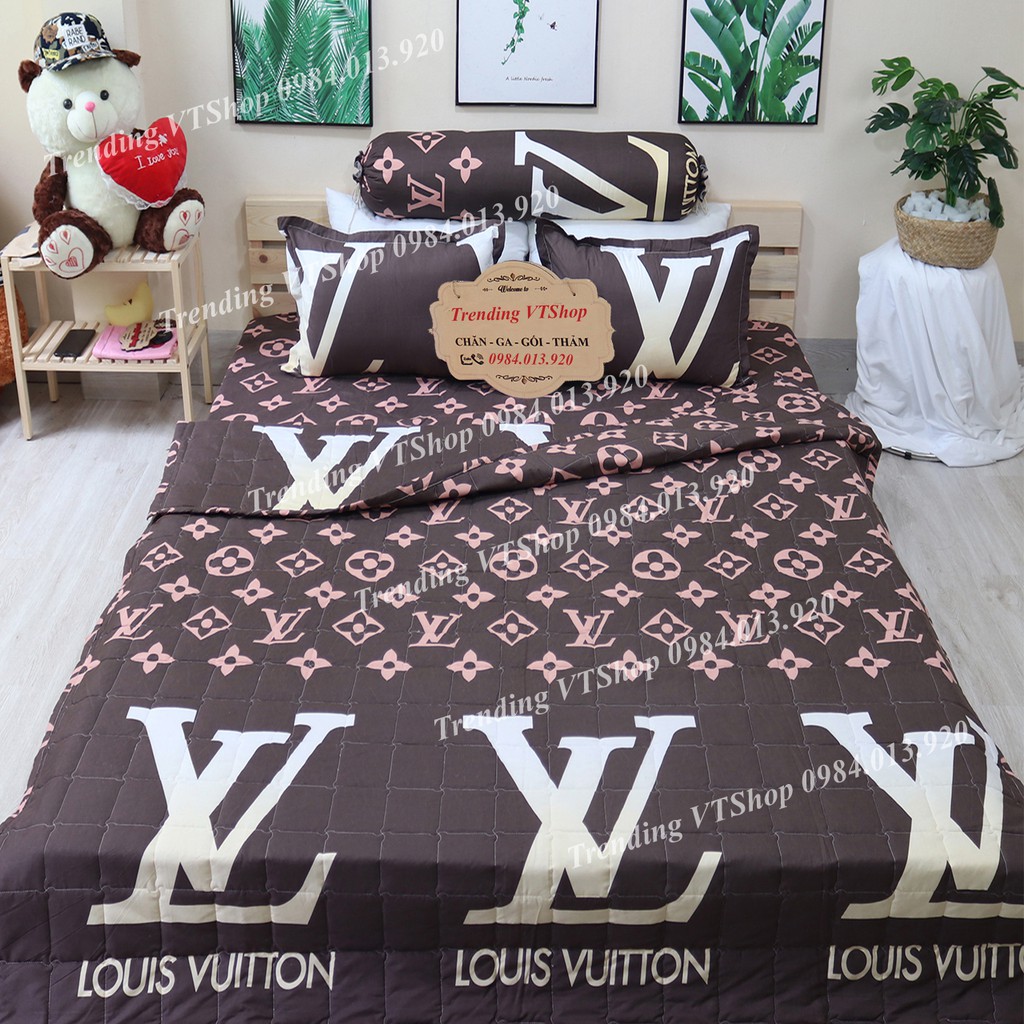 Bộ 5 món chăn hè ga gối Poly Cotton cực chất, siêu mềm mịn | BigBuy360 - bigbuy360.vn