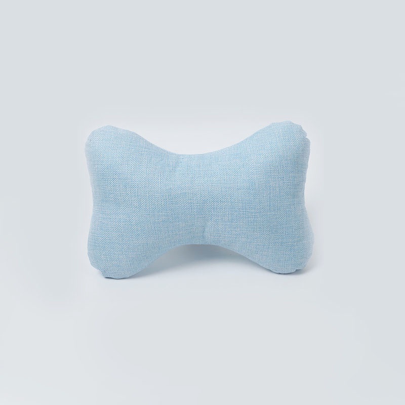 Gối Tựa Đầu Ô Tô Cao Cấp Chất Liệu Vải Đũi Siêu Mềm Chống Đau Mỏi Vai Gáy