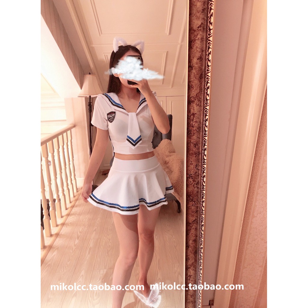 Váy ngủ Cosplay thủy thủ trắng | BigBuy360 - bigbuy360.vn
