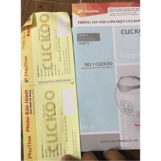 Nồi cơm điện cuckoo 0671v