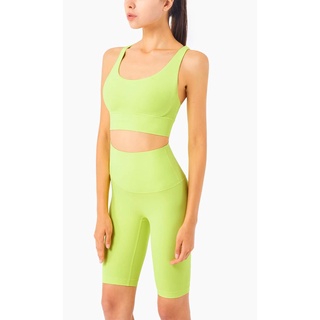 Bộ quần áo mãu đùi tập gym yoga nữ lency shop vải nuls cao cấp