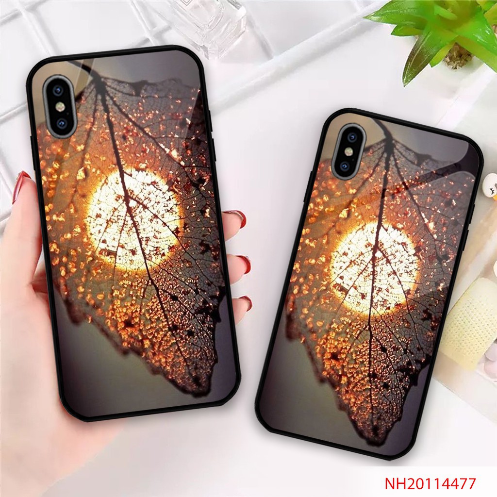 [HOT] - ỐP IPHONE, SAMSUNG TRÁNG GƯƠNG IN HÌNH ÁNH TRĂNG SAU CHIẾC LÁ NH20114477