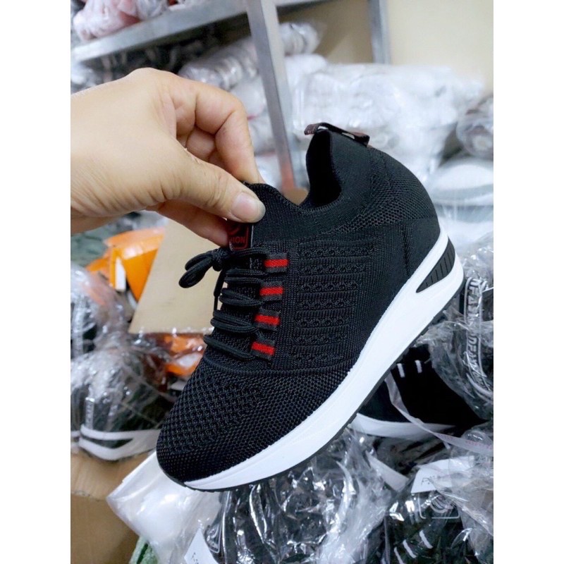 Giày thê thao độn đế dáng lười giả buộc dây | BigBuy360 - bigbuy360.vn