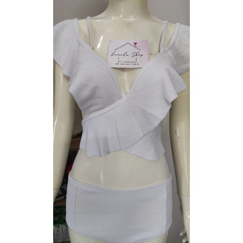 Bikini Áo Tắm 2 Dây Bánh Bèo LMD22 Tôn Dáng Cạp Cao Hottrend 2021 Hàng Quảng Châu Sang Chảnh Xịn Đẹp Sexy | BigBuy360 - bigbuy360.vn