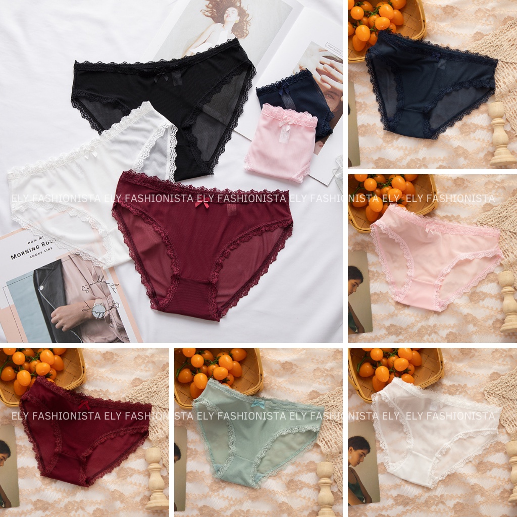 Quần lót nữ gợi cảm siêu mỏng ôm dáng không tạo hằn sexy quyến rũ nhiều màu đẹp, quần lót ren cao cấp ELY199