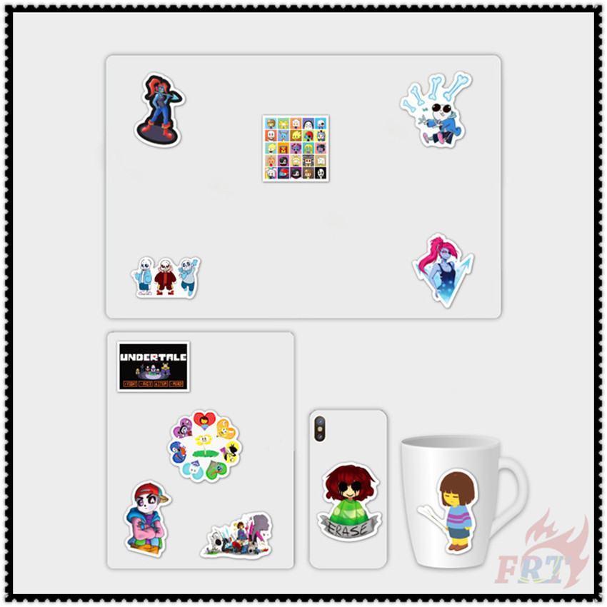50Pcs/Set ❉ Undertale Series 02 Stickers ❉ Games Frisk Toriel Sans Papyrus DIY Fashion Mixed Waterproof Doodle Decals Stickers
