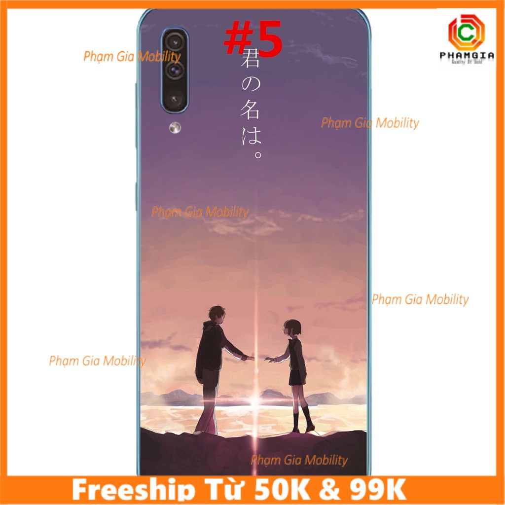 Ốp lưng ép kính chống bể viền dẻo hình Starry sky cho Samsung Galaxy A50S A30S A20S A10S