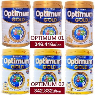 COMBO06 - 03 OPTIMUM 1 và 03 OPTIMUM 2 - Sữa Bột Vinamilk 900g- Bán Sỉ