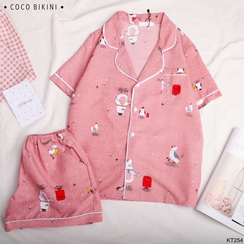 [Mã WA1606 giảm 15% đơn 99k] 𝑪𝑶𝑪𝑶 𝑩𝑰𝑲𝑰𝑵𝑰 Bộ Đồ Ngủ - Đồ Mặc Nhà Kate Thái ( KT254 ) | BigBuy360 - bigbuy360.vn