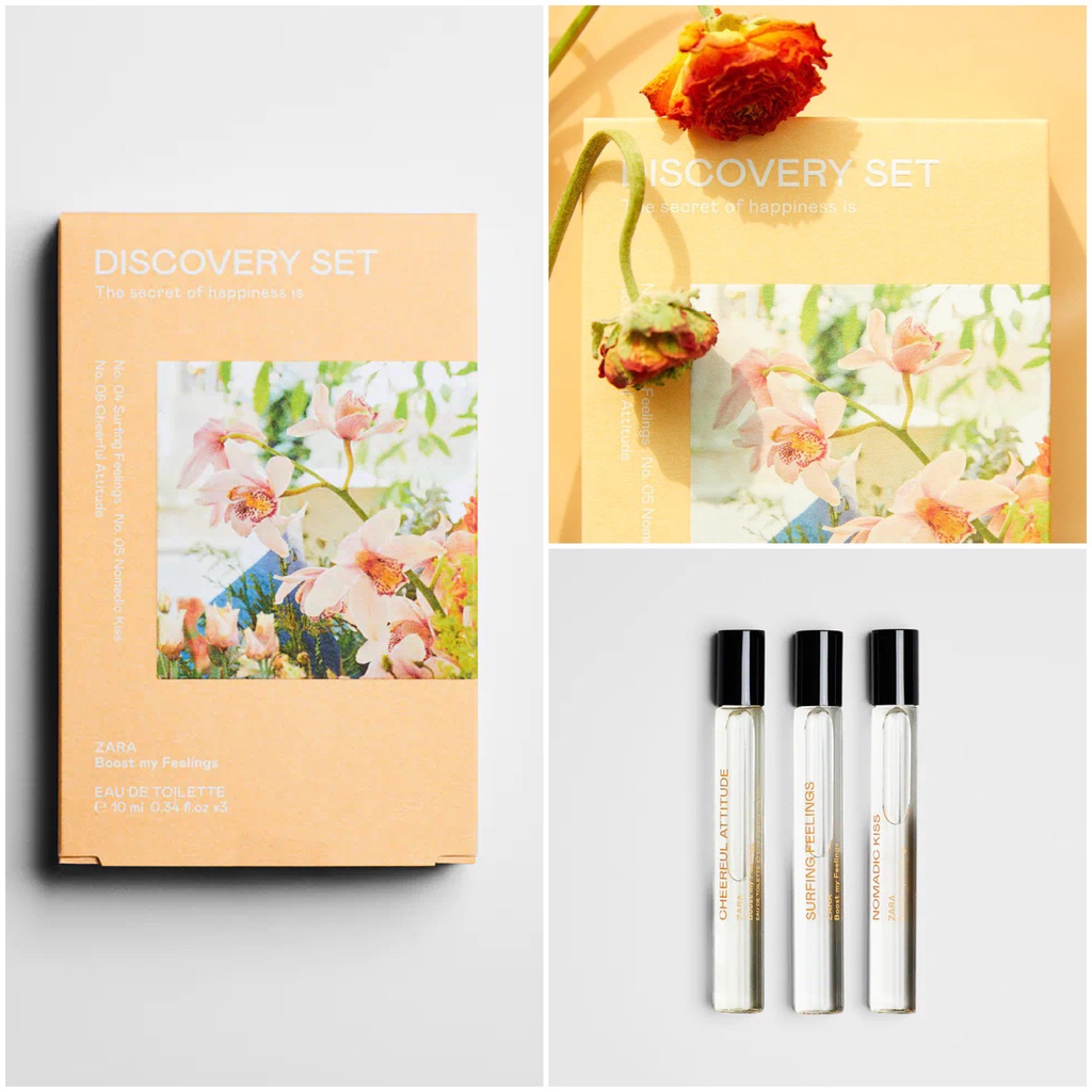Set Nước Hoa Nữ Zara Discovery EDP 10mlx3