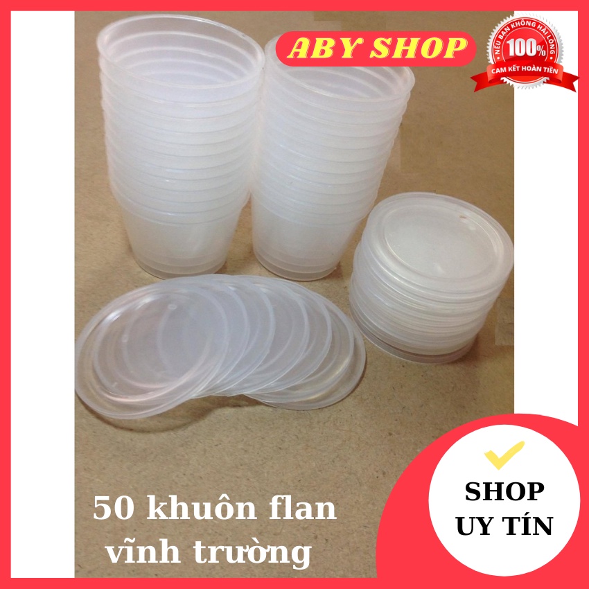 50 khuôn flan vĩnh trường ⚡ HÀNG LOẠI 1 ⚡ khuôn làm bánh số 0 flan tròn chịu nhiệt tốt
