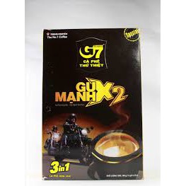 Cà phê đen G7 gu mạnh X2 300g (12 gói x 25g)