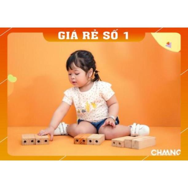 [Mã SR14MAY5 giảm 20K đơn 50K] Hàng chính hãng Áo phông chấm bi Bé gái Chaang/ size 6-36m