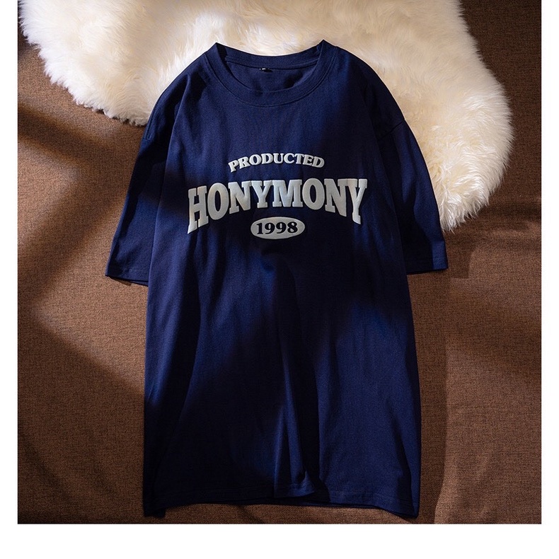 Áo phông nam nữ form rộng 2N Unisex thun cotton in Bàn cờ trắng/xanh/be