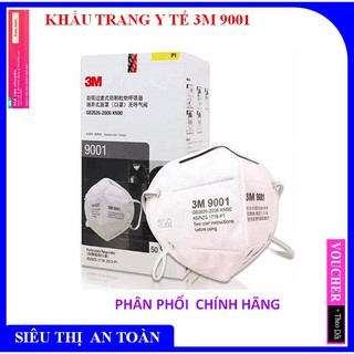 [ Combo x 05 ] khẩu trang 3M 9001 chống bụi, khẩu trang PM 2.5 kháng khuẩn siêu vi, ngăn mùi hôi