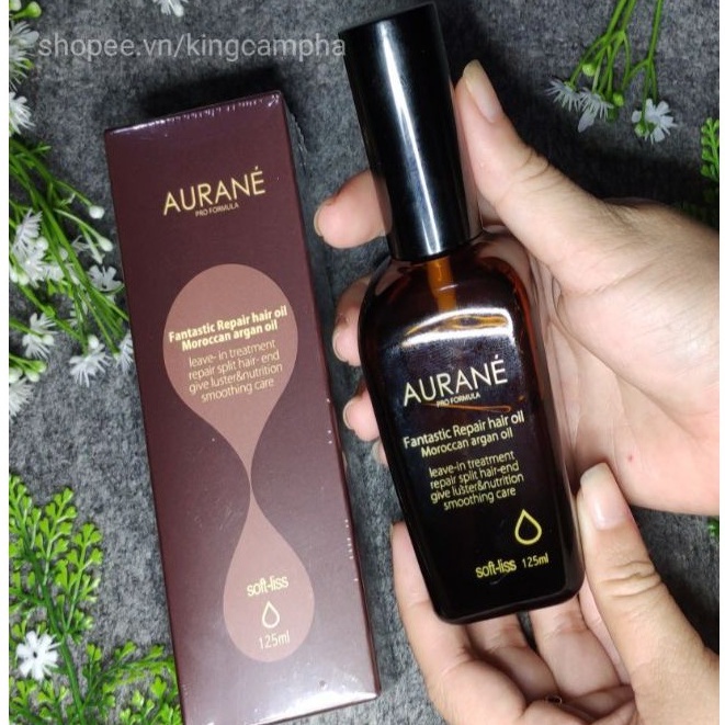 Tinh dầu dưỡng tóc aurane soft liss chai vuông 125ml