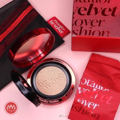 Phấn Nước Che Phủ Hoàn Hảo Espoir Pro Tailor Be Velvet Cover Cushion SPF 34 PA++ (Kèm 1 lõi thay thế)