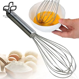 Dụng Cụ Đánh Trứng Bằng Thép Không Gỉ 8 / 10 / 12 Inch
