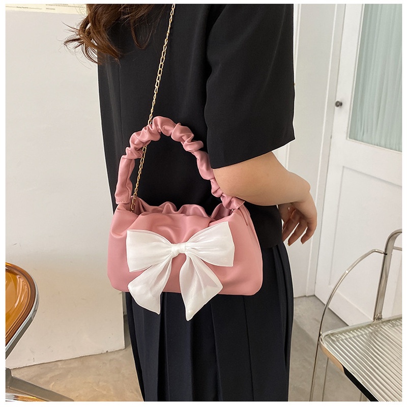 Túi Đeo Chéo/ Xách Tay Hình Vuông Nhỏ Đính Nơ Phong Cách Mùa Hè Thời Trang Mùa Hè 2022 GYLXB054