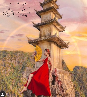 Váy Maxi Boho cột cổ cực xinh ❤️ ( hình thật ) vintage