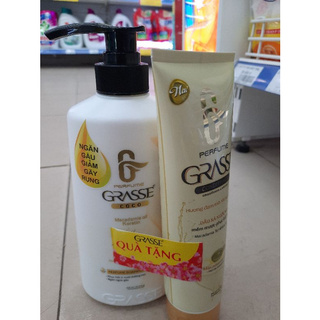 Dầu gội Grasse 620ml+ tặng kèm dầu xả 215ml