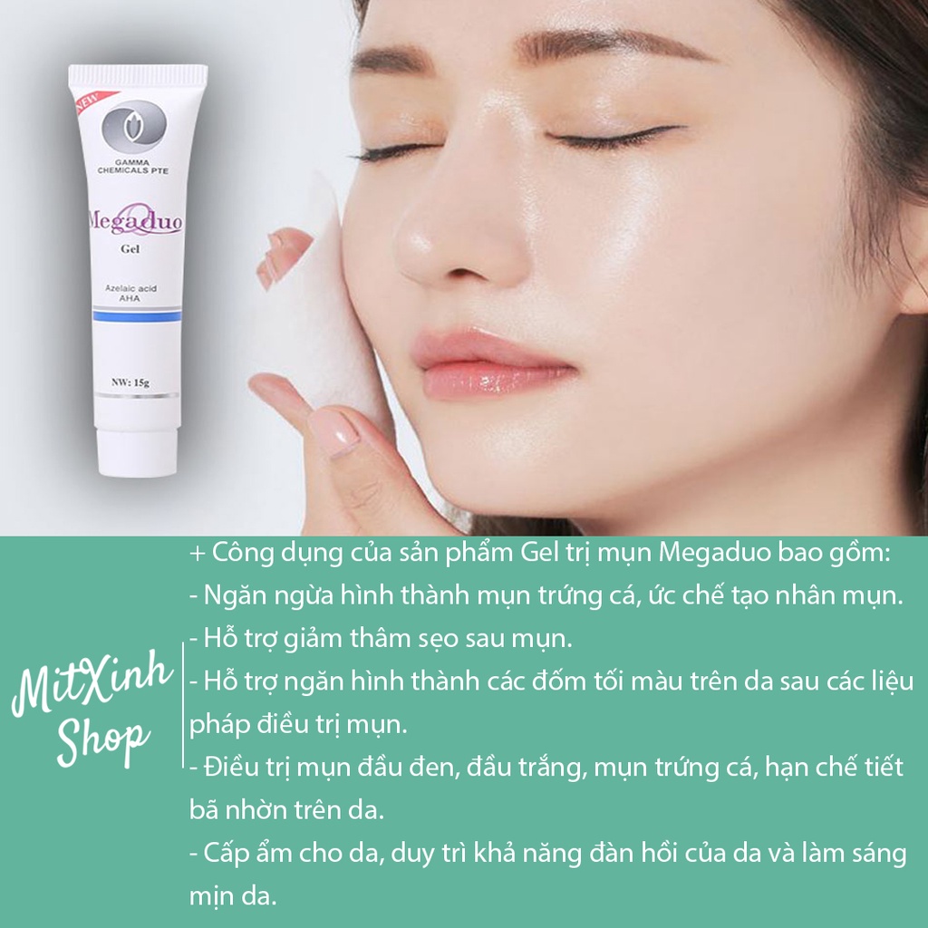 Gel Giảm Mụn Và Vết Thâm Megaduo Gel Megaduo Gel 15g